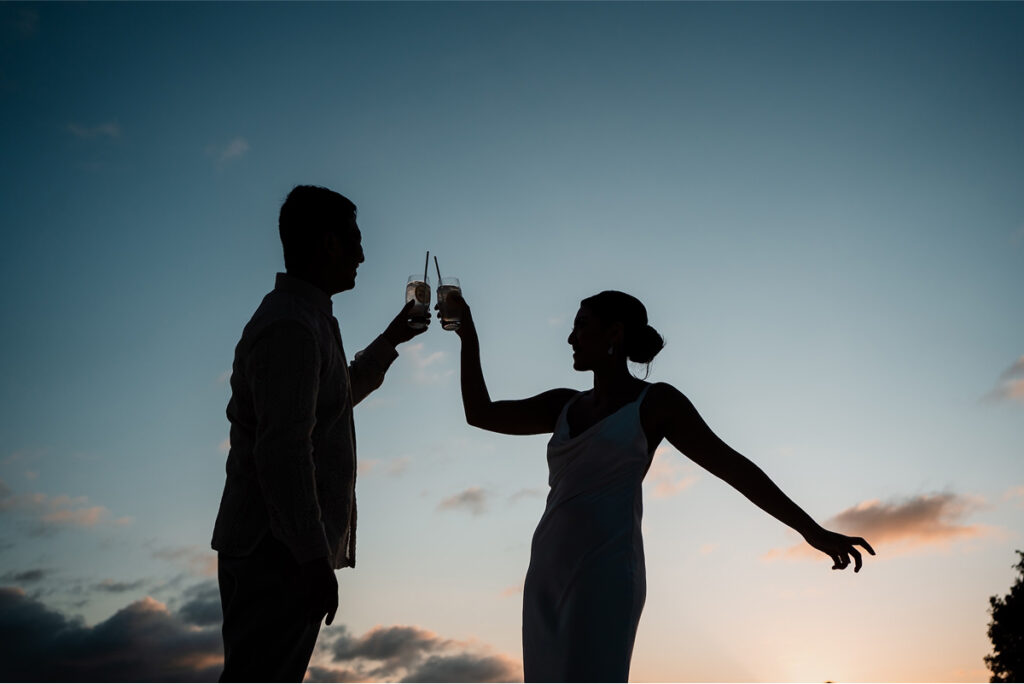 boracay beach wedding couple